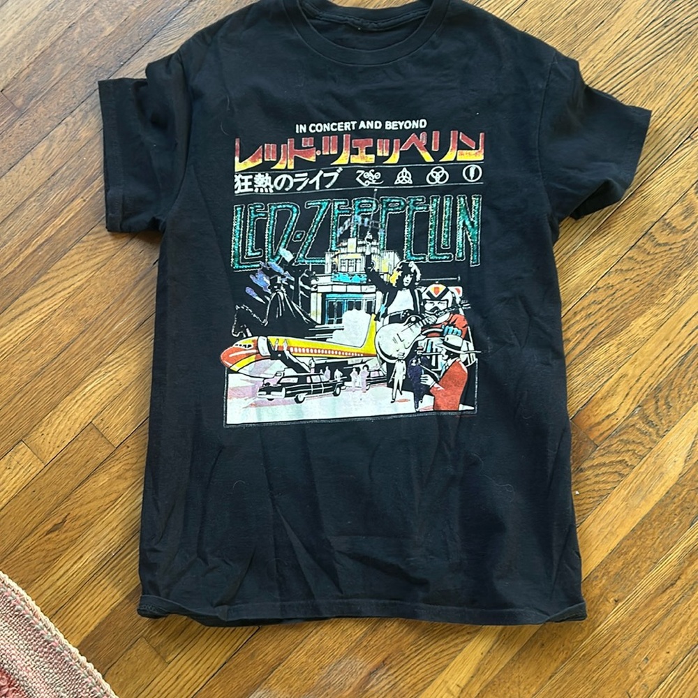 Retro vintage reprint, Zepplin tee Japanese